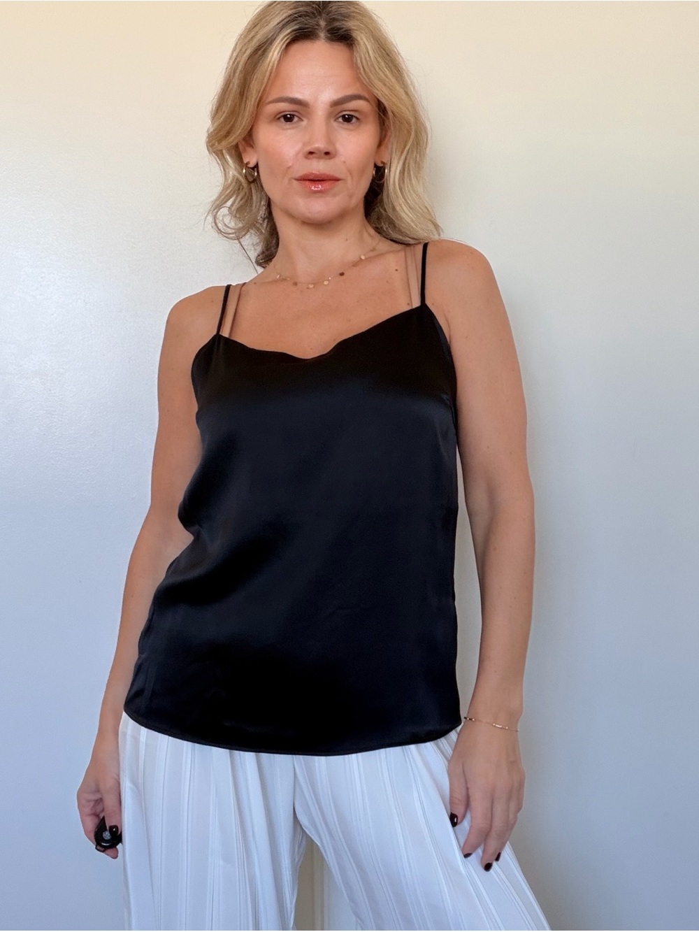 Almina Concept Silk Black Cami